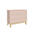 Quarto de Bebê Guarda Roupa Classic + Cômoda 6 Gavetas Rosa Fosco - Imagem 10