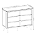 Quarto de Bebê Guarda Roupa Classic + Cômoda 6 Gavetas Areia Fosco - Imagem 10