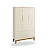 Quarto de Bebê Guarda Roupa Classic + Cômoda 6 Gavetas Areia Fosco - Imagem 3