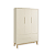 Quarto de Bebê Guarda Roupa Classic + Cômoda 6 Gavetas Areia Fosco - Imagem 7