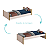 Cama Evolututiva Ravi Rosa Fosco - Imagem 5