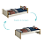 Cama Evolututiva Ravi Areia Fosco - Imagem 5