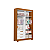 Quarto de Bebê Guarda Roupa Zaki + Cômoda Infantil 1 Porta e 4 Gavetas Branco Fosco/ Savana - Imagem 4