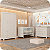 Quarto de Bebê Guarda Roupa Zaki + Cômoda Infantil 1 Porta e 4 Gavetas Areia Fosco - Imagem 2