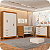 Quarto de Bebê Guarda Roupa Zaki + Cômoda Infantil 1 Porta e 4 Gavetas Areia Fosco/Savana - Imagem 2