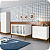 Quarto de Bebê Guarda Roupa Classic + Cômoda 3 Gavetas Branco Fosco - Imagem 2