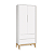 Quarto de Bebê Guarda Roupa Classic + Cômoda 3 Gavetas Branco Fosco - Imagem 8