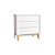 Quarto de Bebê Guarda Roupa Classic + Cômoda 3 Gavetas Branco Fosco - Imagem 10