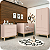 Quarto de Bebê Guarda Roupa Classic + Cômoda 3 Gavetas Rosa Fosco - Imagem 7