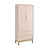 Quarto de Bebê Guarda Roupa Classic + Cômoda 3 Gavetas Rosa Fosco - Imagem 8