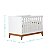 Quarto de Bebê Berço Americano Flip + Cômoda Infantil 4 Gavetas Branco Fosco - Imagem 6