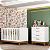 Quarto de Bebê Berço Americano Flip + Cômoda Infantil 4 Gavetas Branco Fosco - Imagem 2