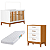 Quarto de Bebê Berço Americano Flip + Cômoda Infantil 4 Gavetas Branco Fosco/Savana - Imagem 3