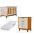 Quarto de Bebê Berço Americano Flip + Cômoda Infantil 4 Gavetas Areia Fosco/ Savana - Imagem 3