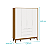 Quarto de Bebê Berço Evolution + Guarda Roupa Infantil 4 Portas Classic Branco Fosco/Savana - Imagem 13