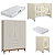 Quarto de Bebê Berço Evolution + Guarda Roupa Infantil 4 Portas Classic Areia Fosco - Imagem 3