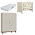 Quarto de Bebê Berço Evolution + Guarda Roupa Infantil 4 Portas Classic Areia Fosco - Imagem 2