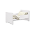 Quarto de Bebê Berço Evolution + Guarda Roupa Infantil 3 Portas Classic Branco Fosco - Imagem 12