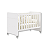 Quarto de Bebê Berço Evolution + Guarda Roupa Infantil 3 Portas Classic Branco Fosco - Imagem 10