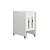 Quarto de Bebê Berço Evolution + Guarda Roupa Infantil 3 Portas Classic Branco Fosco - Imagem 11