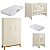 Quarto de Bebê Berço Evolution + Guarda Roupa Infantil 3 Portas Classic Areia Fosco - Imagem 3