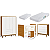 Quarto de Bebê Berço Evolution + Guarda Roupa + Cômoda Gaveteira Elfe Branco Fosco/Savana - Imagem 3