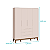 Quarto de Bebê Berço Evolution + Guarda Roupa + Cômoda Gaveteira Elfe Rosa Fosco - Imagem 11