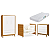 Quarto de Bebê Berço Evolution + Cômoda Gaveteira + Guarda Roupa 3 Portas Classic Branco Fosco/ Savana - Imagem 2