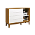 Quarto de Bebê Berço Evolution + Guarda Roupa + Cômoda Sapateira Elfe Branco Fosco/ Savana - Imagem 11