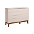 Quarto de Bebê Berço Evolution + Guarda Roupa + Cômoda Sapateira Elfe Rosa Fosco - Imagem 9