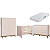 Quarto de Bebê Berço Evolution + Guarda Roupa + Cômoda Sapateira Elfe Rosa Fosco - Imagem 2