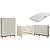 Quarto de Bebê Berço Evolution + Guarda Roupa + Cômoda Sapateira Elfe Areia Fosco - Imagem 2