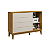 Quarto de Bebê Berço Evolution + Guarda Roupa + Cômoda Sapateira Elfe Areia Fosco/ Savana - Imagem 11