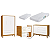 Quarto de Bebê Berço Evolution + Guarda Roupa 3 Portas + Cômoda Sapateira Elfe Branco Fosco/ Savana - Imagem 3