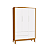 Quarto de Bebê Berço Evolution + Guarda Roupa 3 Portas + Cômoda Sapateira Elfe Branco Fosco/ Savana - Imagem 4