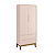 Quarto de Bebê Berço Evolution + Guarda Rousa + Cômoda 3 Gavetas Classic Rosa Fosco - Imagem 4