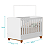 Quarto de Bebê Berço Americano + Cômoda Infantil Apolo Branco Fosco - Imagem 8