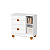 Quarto de Bebê Berço Americano + Cômoda Infantil Apolo Branco Fosco - Imagem 7