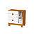 Quarto de Bebê Berço Americano + Cômoda Infantil Apolo Branco Savana - Imagem 7