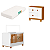 Quarto de Bebê Berço Americano + Cômoda Infantil Apolo Branco Savana - Imagem 2