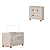 Quarto de Bebê Berço Americano + Cômoda Infantil Apolo Areia Fosco - Imagem 1