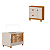 Quarto de Bebê Berço Americano + Cômoda Infantil Apolo Areia Savana - Imagem 1