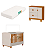 Quarto de Bebê Berço Americano + Cômoda Infantil Apolo Areia Savana - Imagem 2