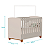 Quarto de Bebe Berço Americano + Guarda Roupa Infantil 3P 3G Apolo Areia Fosco - Imagem 9