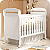 Berço Americano Mini Cama Branco Fosco Danny + Colchão - Imagem 3