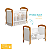 Berço Americano Mini Cama Branco Fosco Savana Danny + Colchão - Imagem 4
