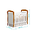 Berço Americano Mini Cama Branco Fosco Savana Danny + Colchão - Imagem 6