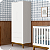 Quarto de Bebê Berço Evolution + Guarda Roupa 2 Portas Classic Branco Fosco - Imagem 2