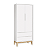 Quarto de Bebê Berço Evolution + Guarda Roupa 2 Portas Classic Branco Fosco - Imagem 7