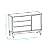 Quarto de Bebê Berço + Cômoda Sapateira + Guarda Roupa 3 Portas Areia Classic - Imagem 11